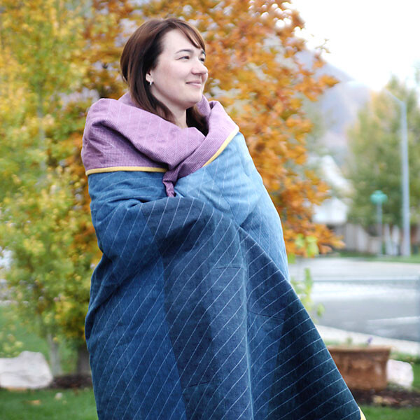 Recycled Jean Patchwork Quilt Blanket DIY Tutorial - DIY Magazine