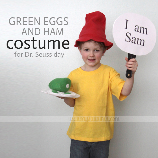 green eggs & ham costume (Dr Seuss day) - It's Always Autumn