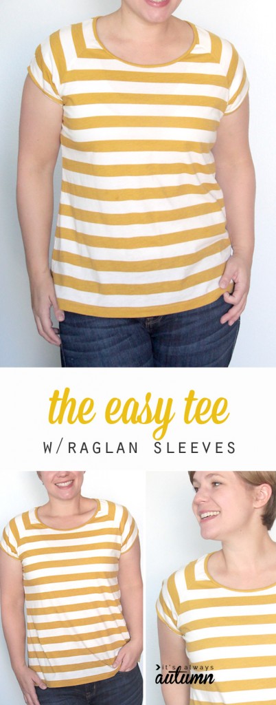 the easy tee {raglan sleeve tutorial} - It's Always Autumn