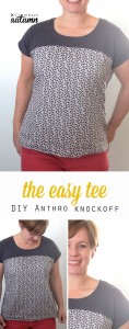 the easy tee {the anthro pattern drop version} - It's Always Autumn