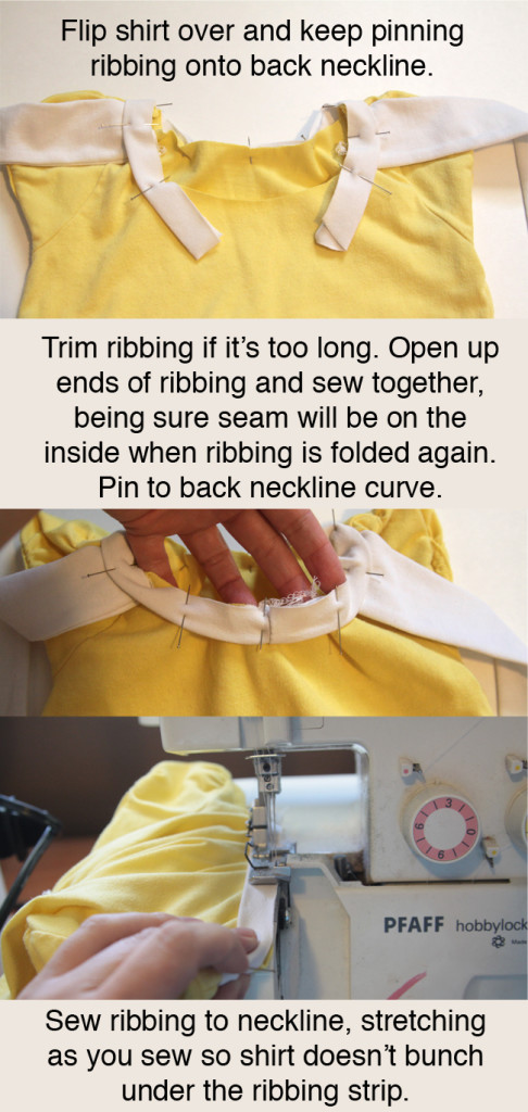 how to cut and tie the back of a shirt