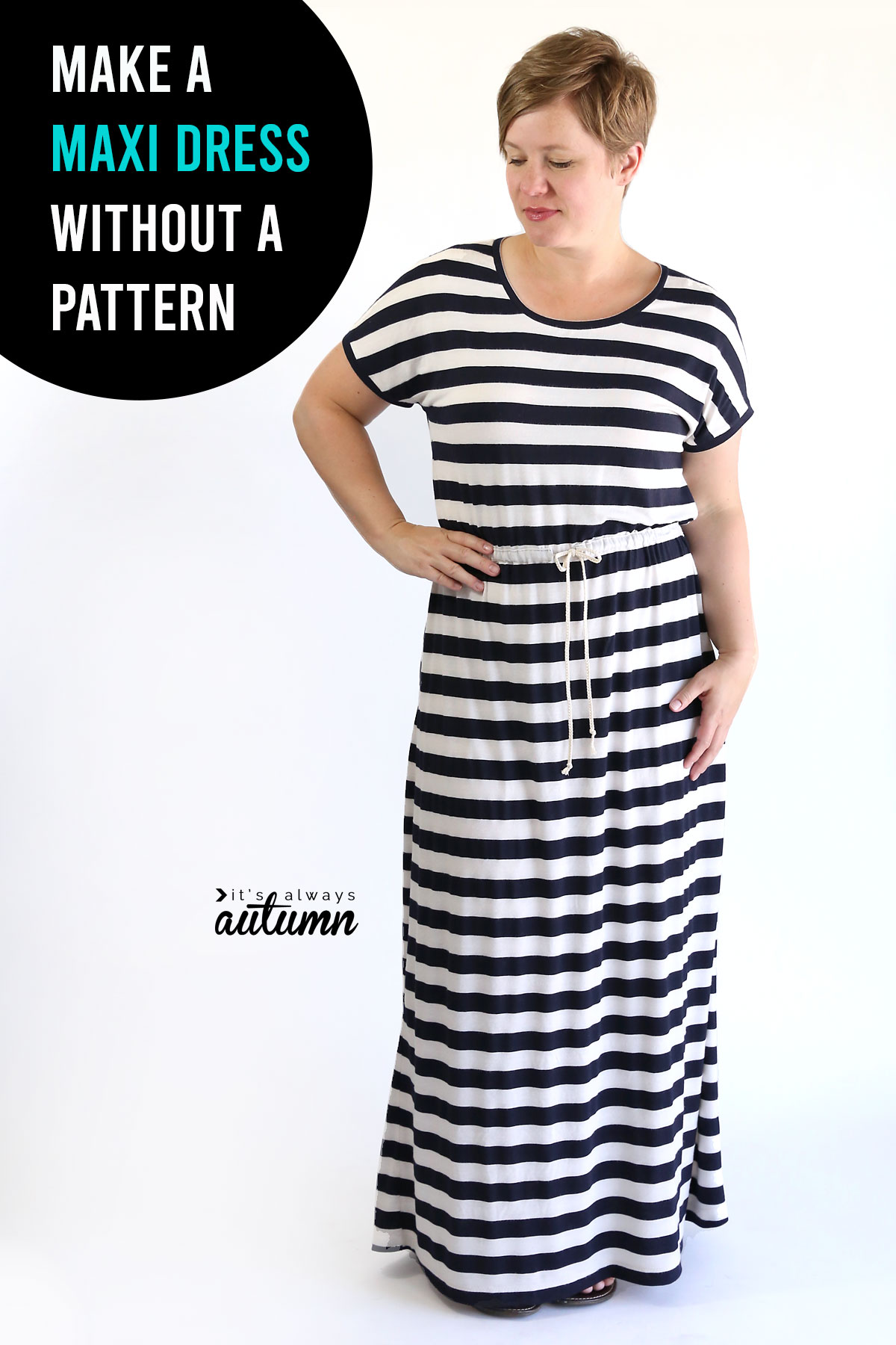 DRESS SEWING PATTERN Make Womens Clothes Clothing Short Sleeves