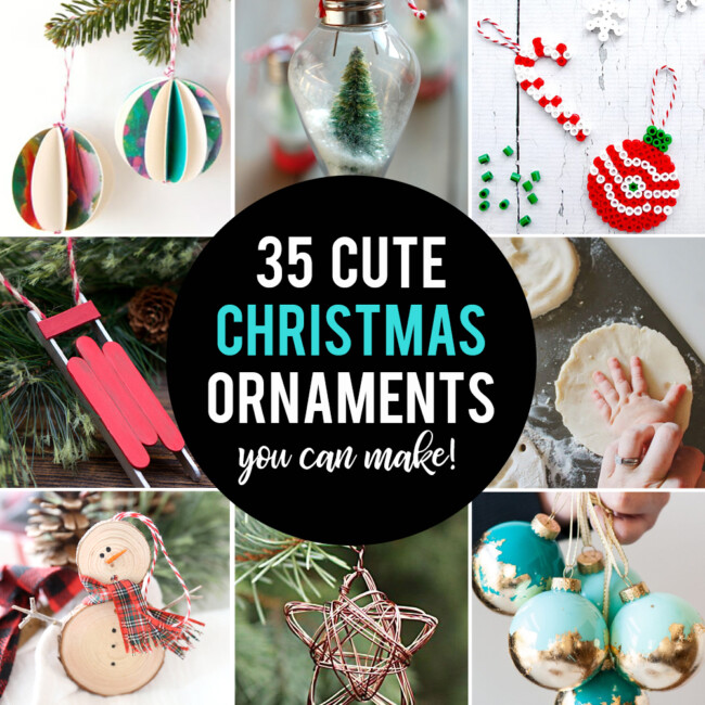 35 beautiful DIY handmade Christmas ornaments - It's Always Autumn