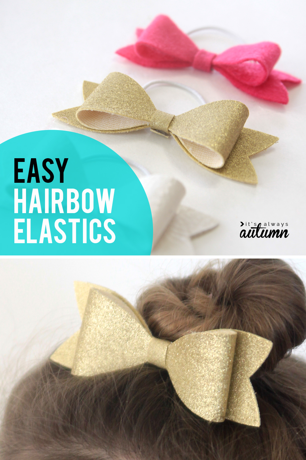 How to Make Non-slip Baby / Girls Bow Hairclips (Actually Stay In!)