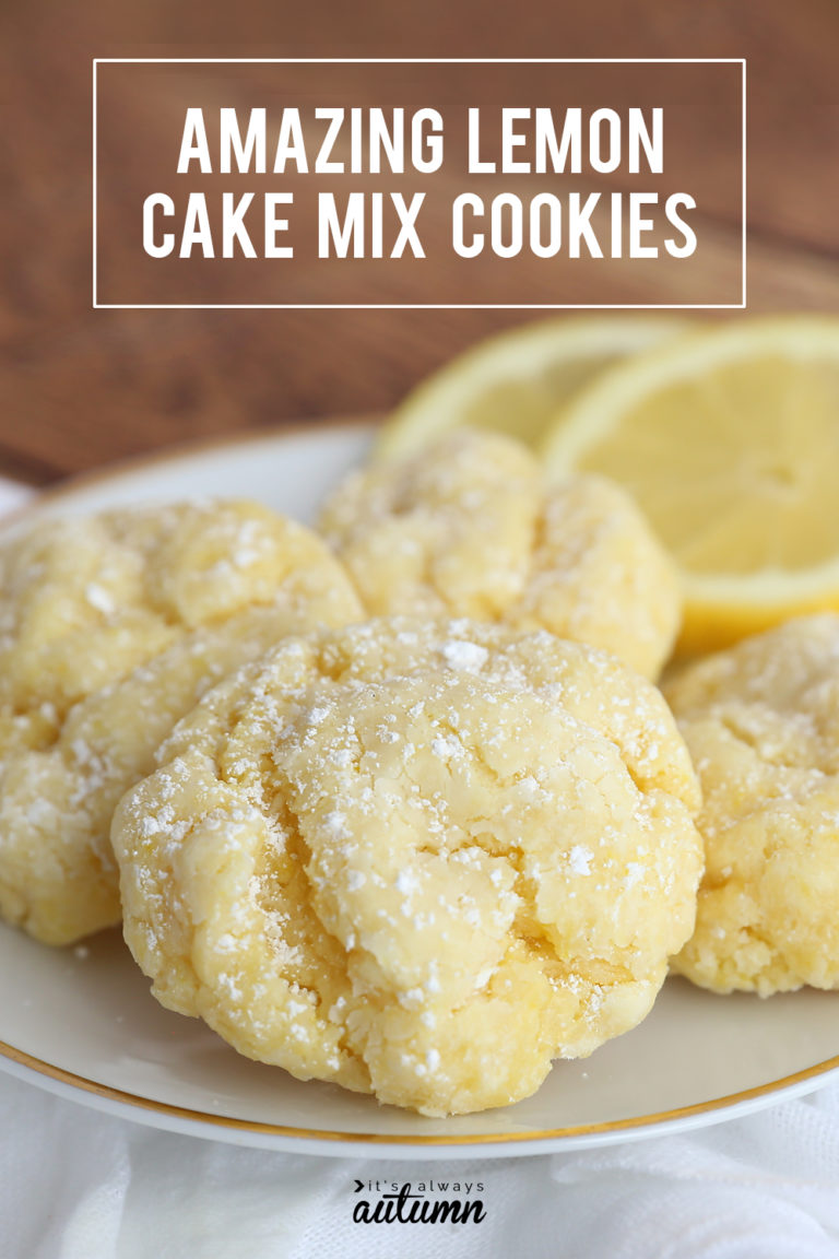 Heavenly lemon cookies (fast, easy + oh so good!) - It's Always Autumn