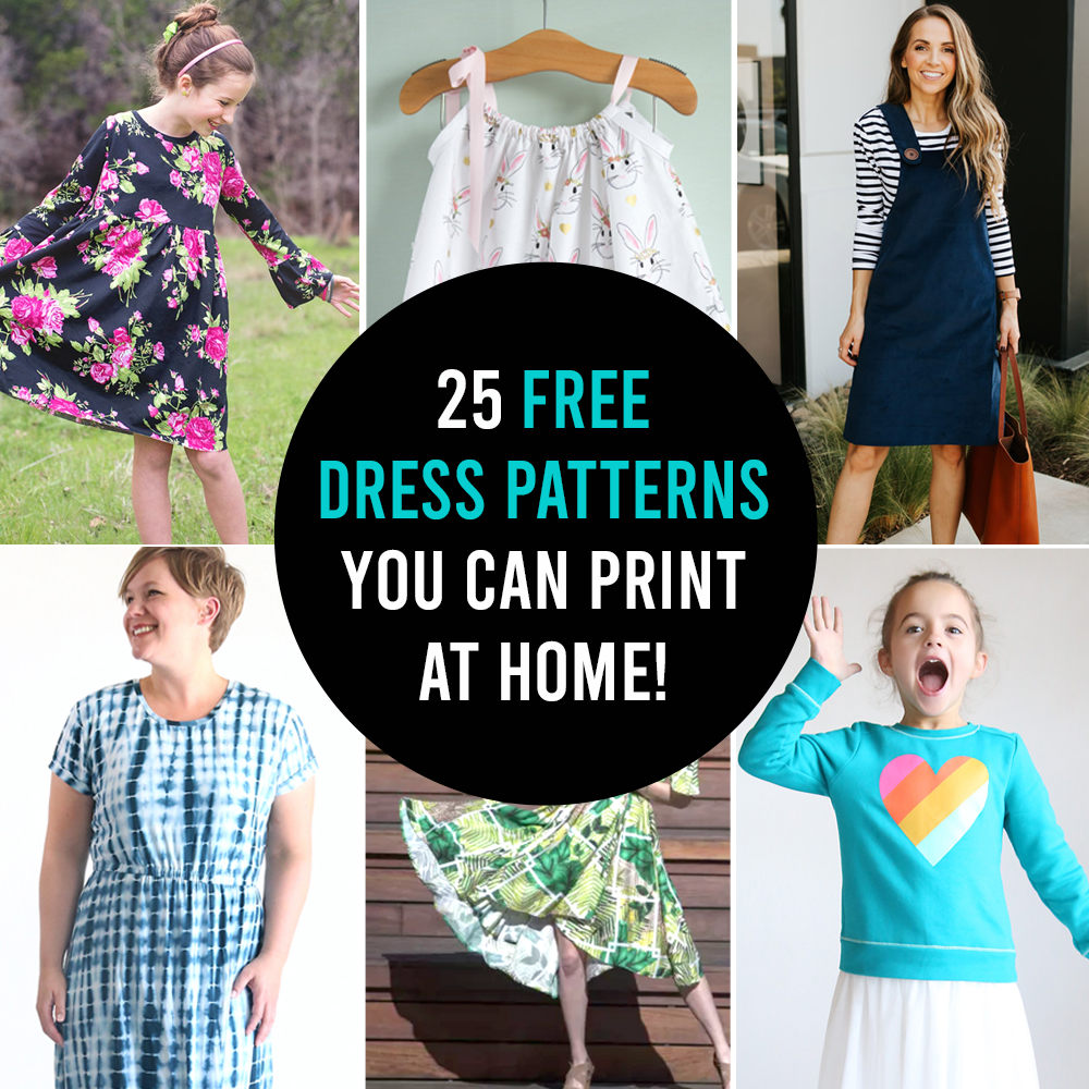 FREE PATTERN ALERT: 15+ Modern Design Sewing Patterns for Women | On the  Cutting Floor: Printable pdf sewing patterns and tutorials for women