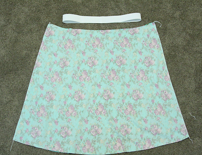 DIY Skirt Tutorial, 1 yard