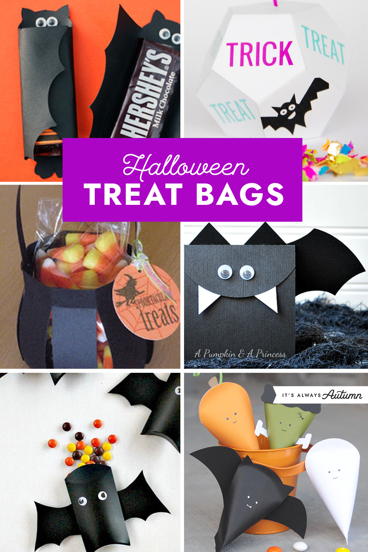 20+ Homemade Halloween Treat Bags