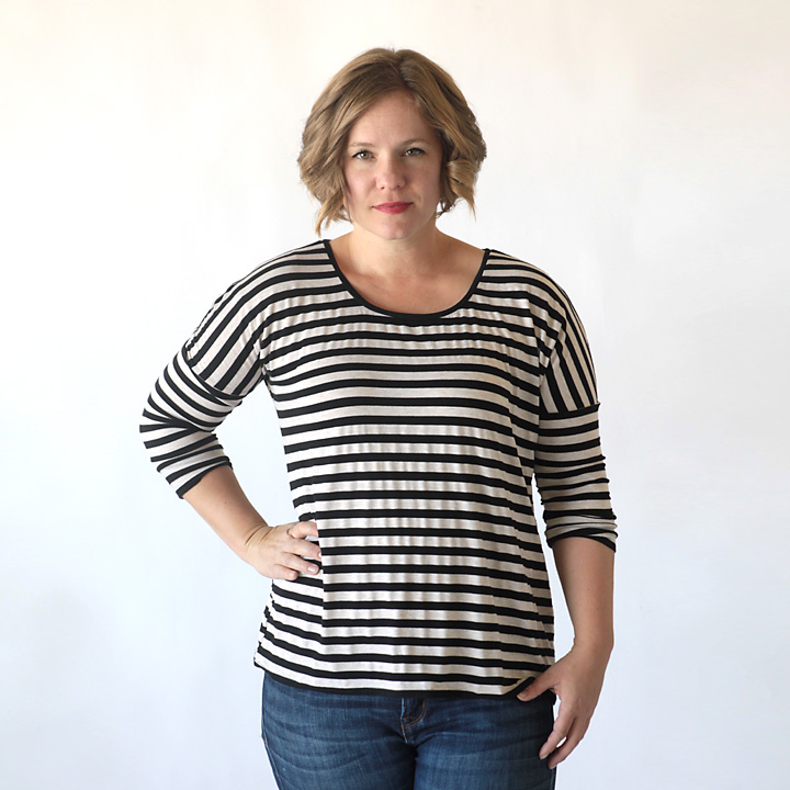 the breezy tee tunic, free sewing pattern