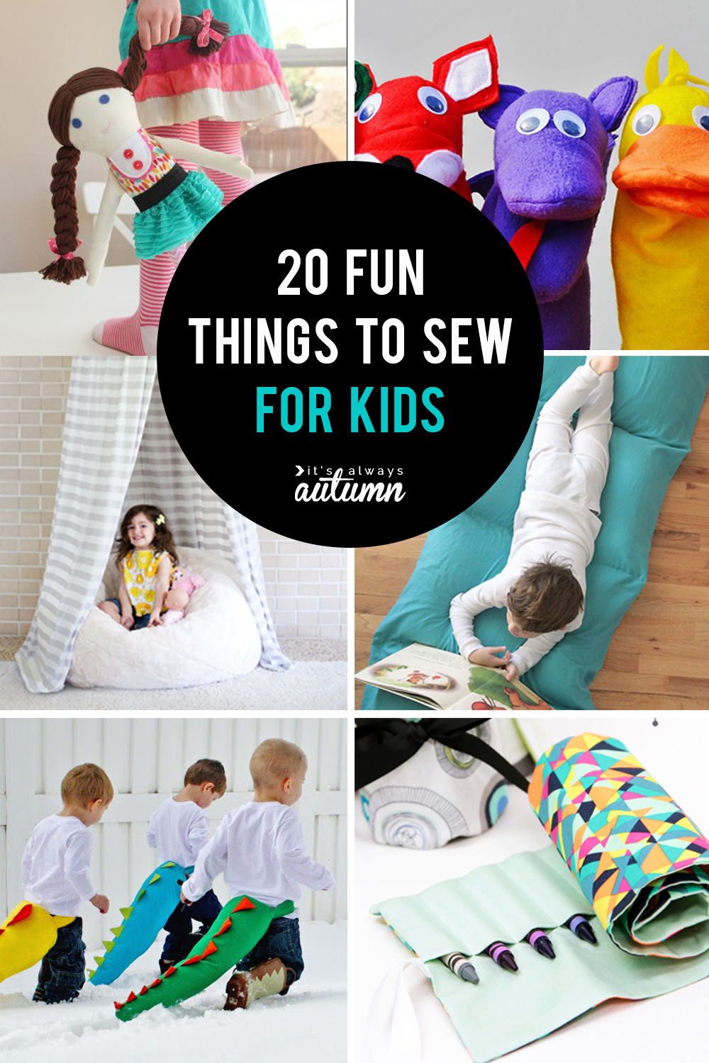25 coolest things to sew for kids {DIY gift ideas!} - It's Always Autumn