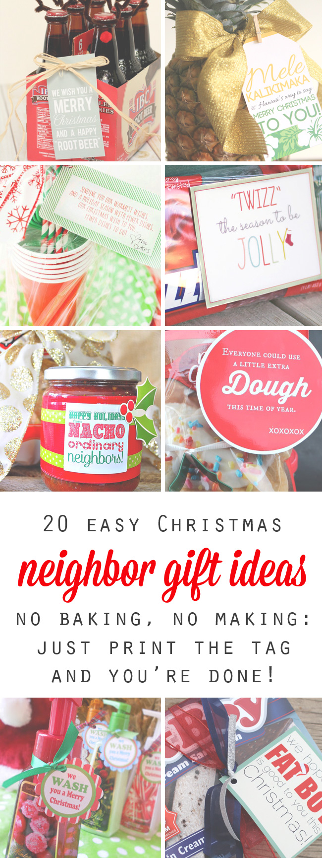 24 Neighbor Christmas Gifts - A Mom's Take