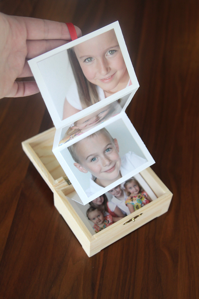 Easy Cheap DIY Gift Idea Photo Gift Box It s Always Autumn