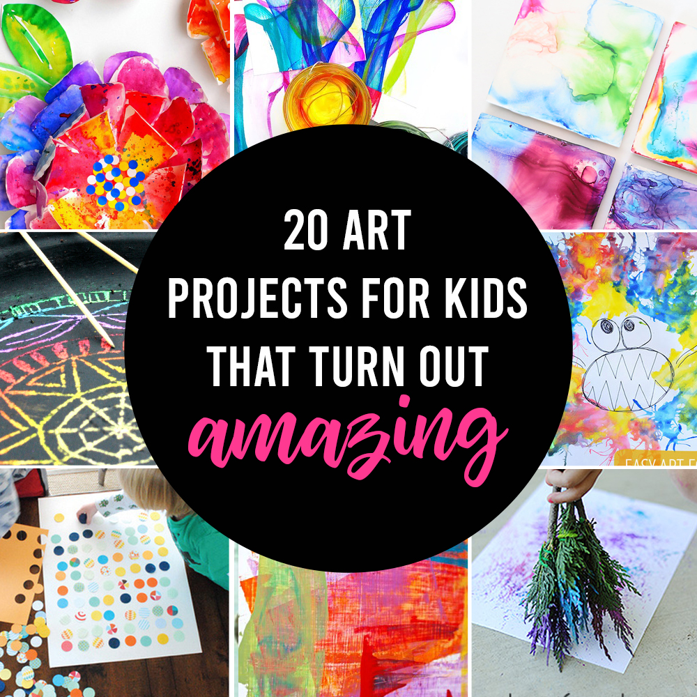 20 Easy Art Projects For Kids That Turn Out AMAZING It s Always Autumn