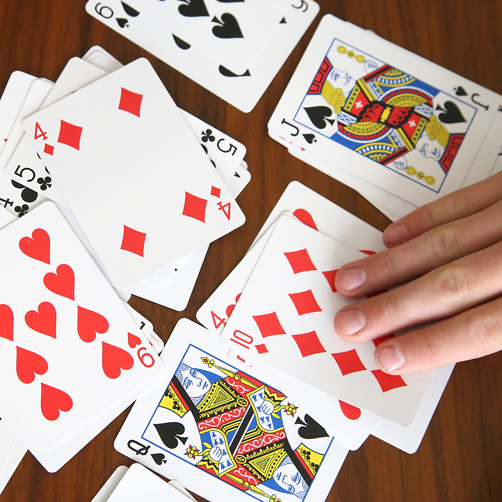 21 playing card game
