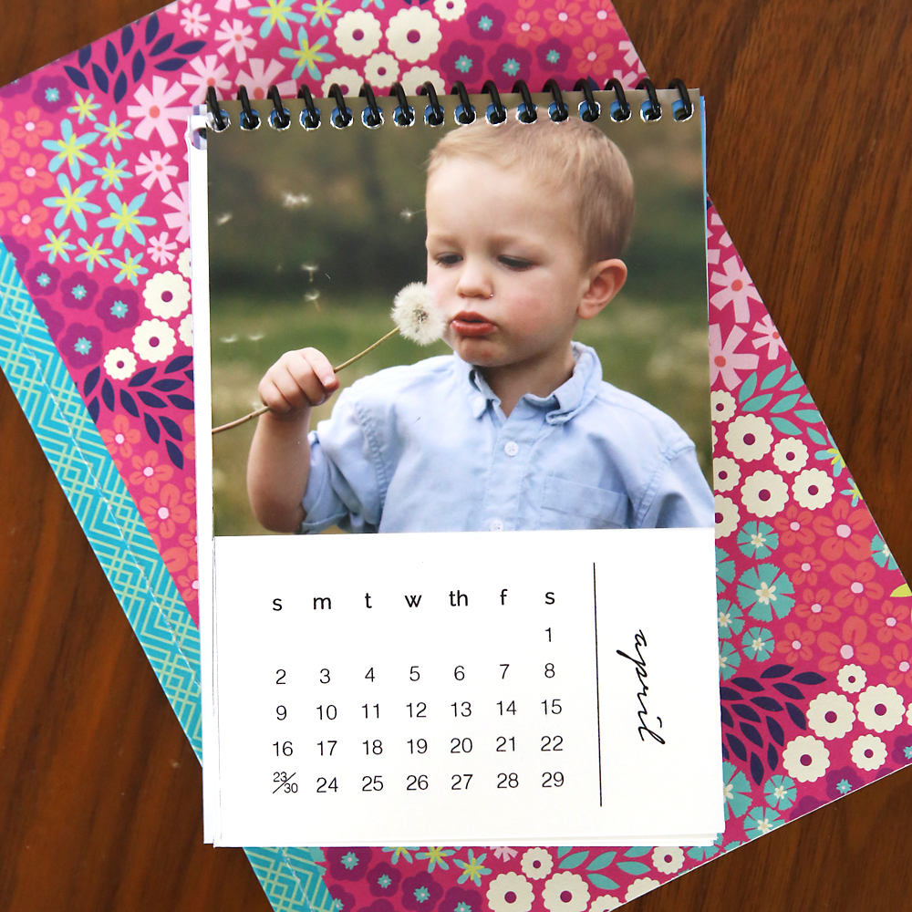 DIY Mini Photo Calendar W free Printables It s Always Autumn