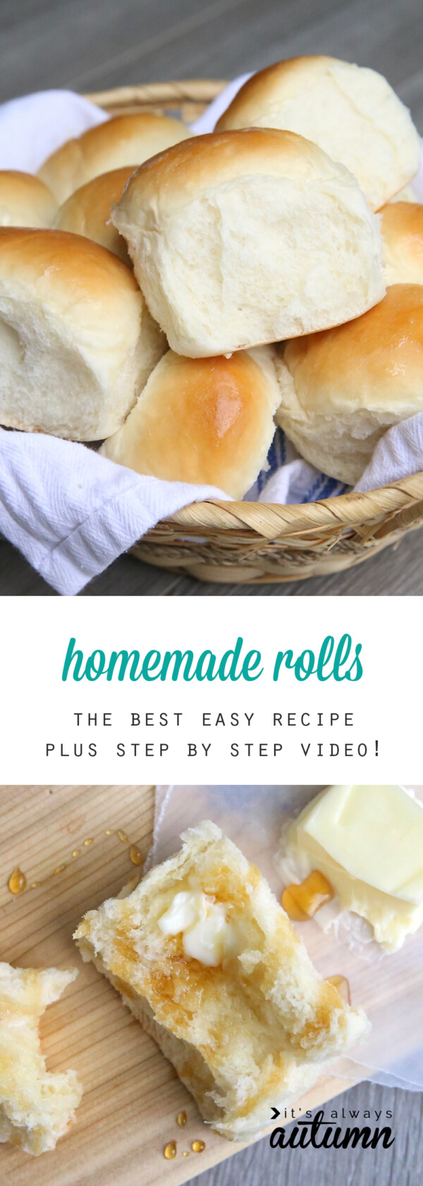 the very best dinner rolls recipe + video tutorial - It's Always Autumn