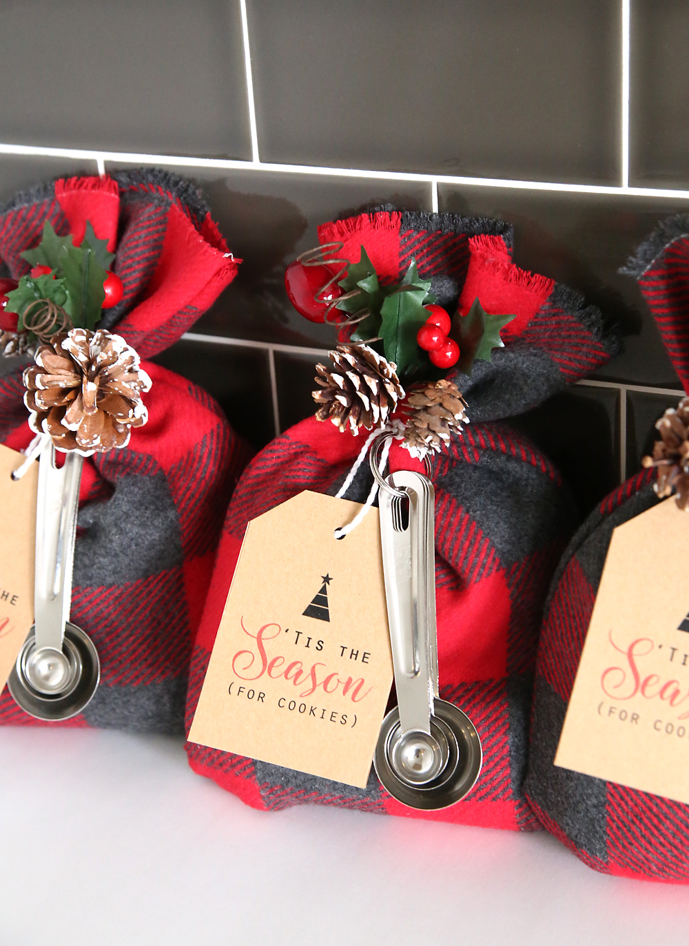 Cookie Mix Gift Sack Easy DIY Christmas Gift Idea It s Always Autumn