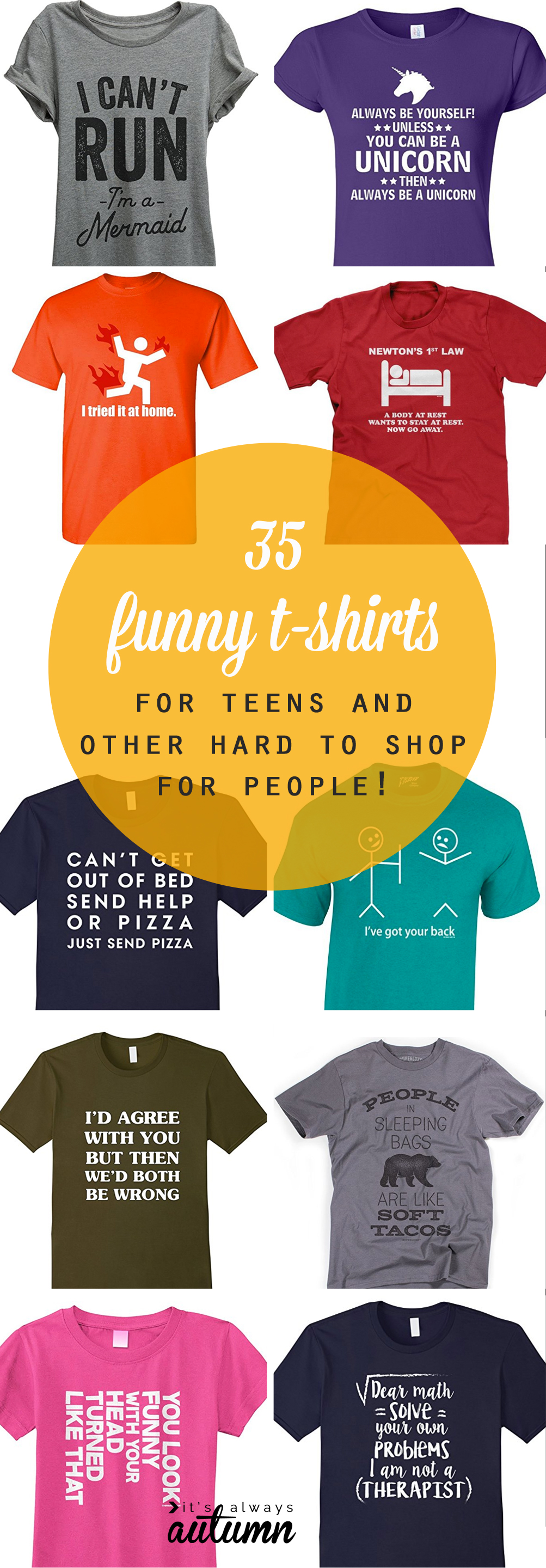 Funny and Fashionable T-shirts Teens Will Love That Make Great Gifts