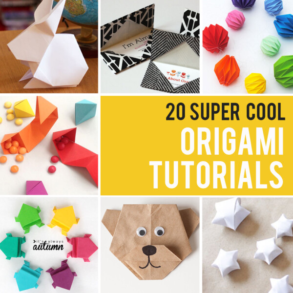 Origami Star – Start with any size square of midweight paper