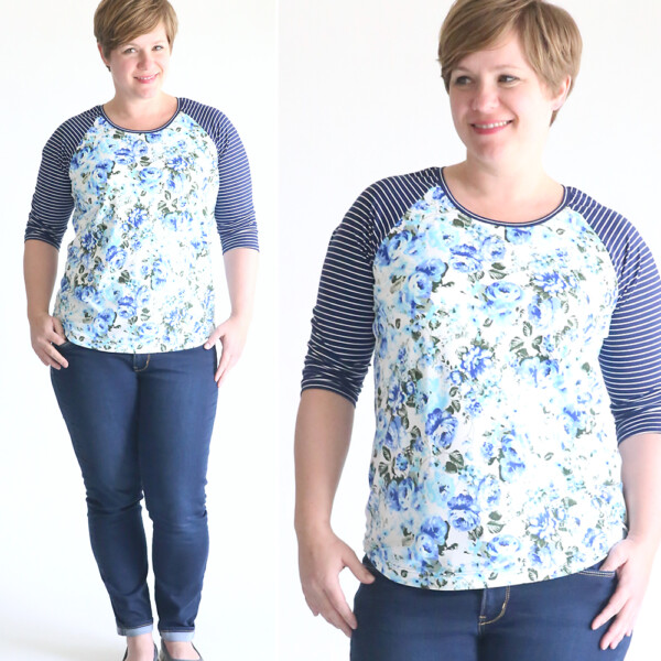 Free Raglan T-Shirt Pattern, size 2 to 14 - Scattered Thoughts of