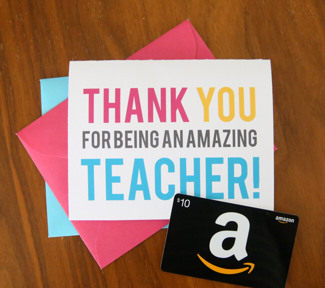 DIY teacher appreciation pop up gift card holder - It's Always Autumn