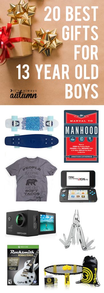 best Christmas gifts for 13 year old boys - It's Always Autumn