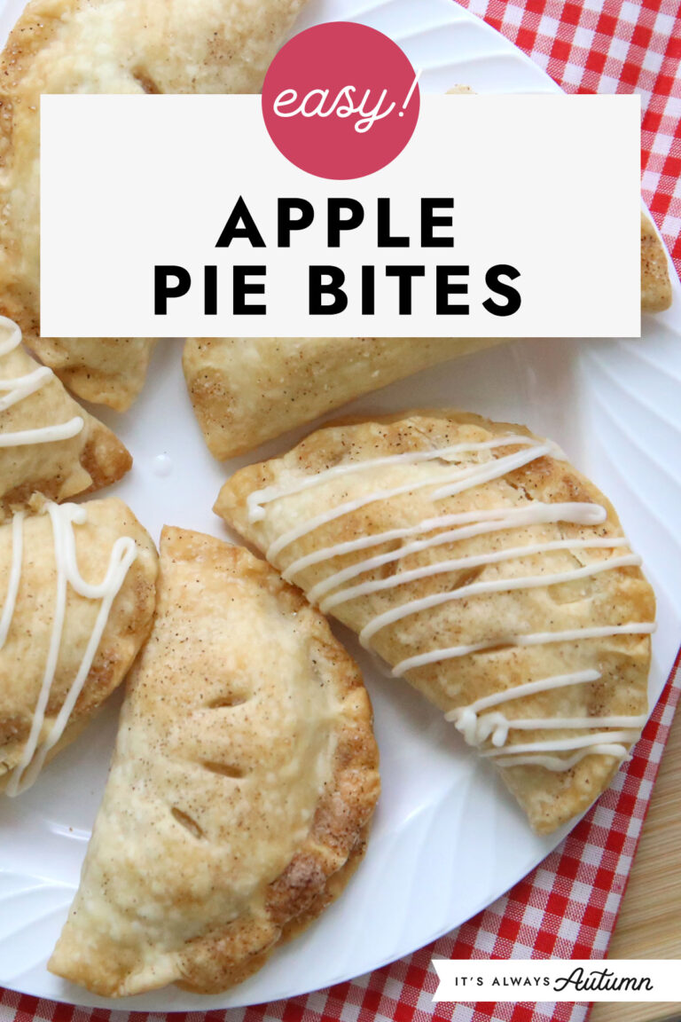 Super Easy Apple Pie Bites - It's Always Autumn