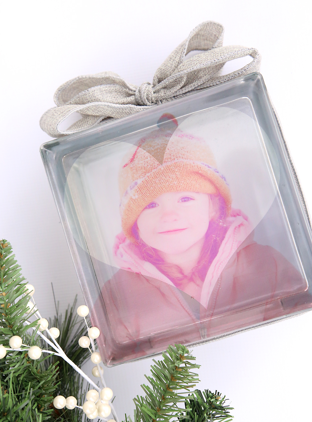 Super easy way to make your own glass pictures! Glass photo block DIY tutorial.