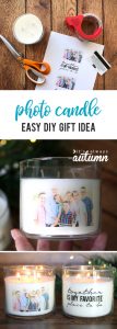 How to Make Personalized Photo Candles - It's Always Autumn