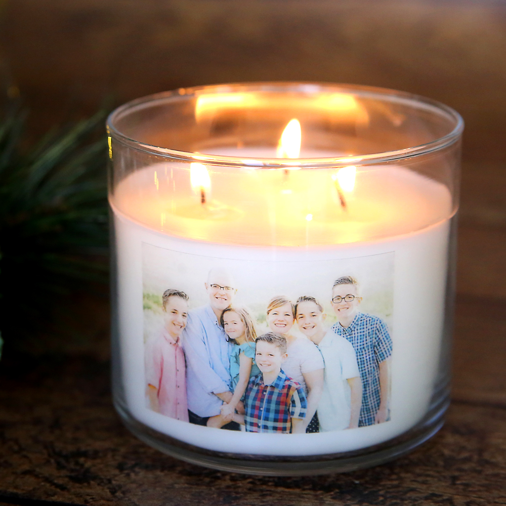 How to Make Personalized Photo Candles - It's Always Autumn