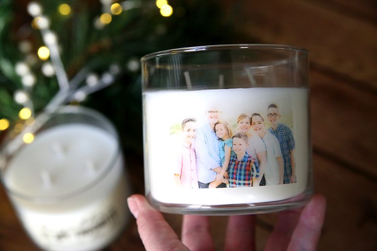 How to Make Personalized Photo Candles - It's Always Autumn