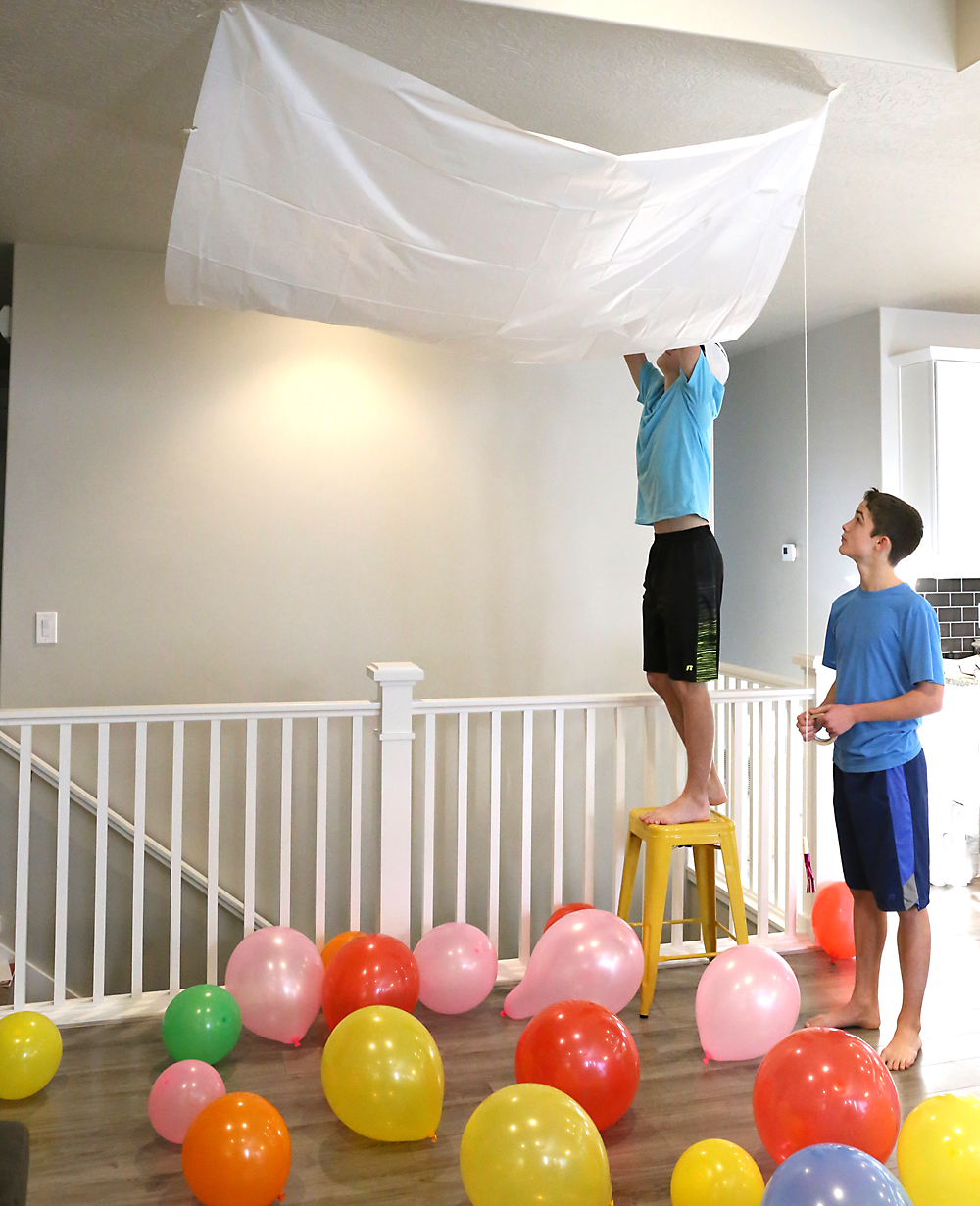 DIY Hack, How To Put Balloon On a Ceiling