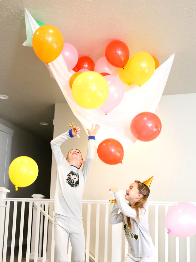 DIY Balloon Drop For New Year’s Eve Story It's Always Autumn