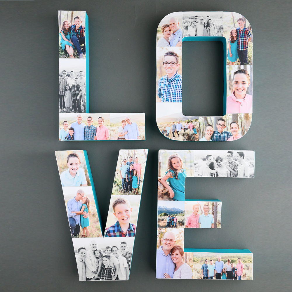 Photo collage letters for Valentine's Day or anniversaries - It's Always  Autumn