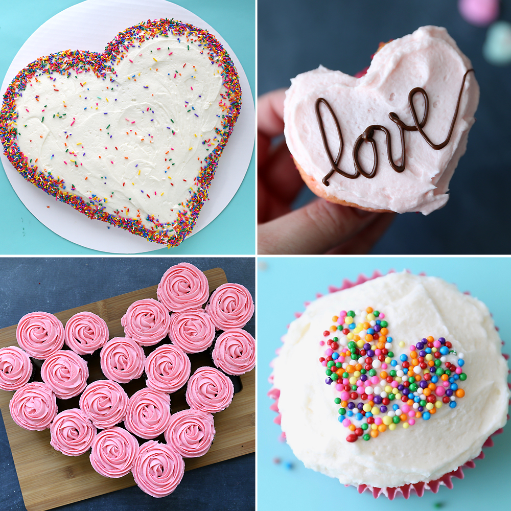 MINI-HEART CAKES FOR YOUR VALENTINE