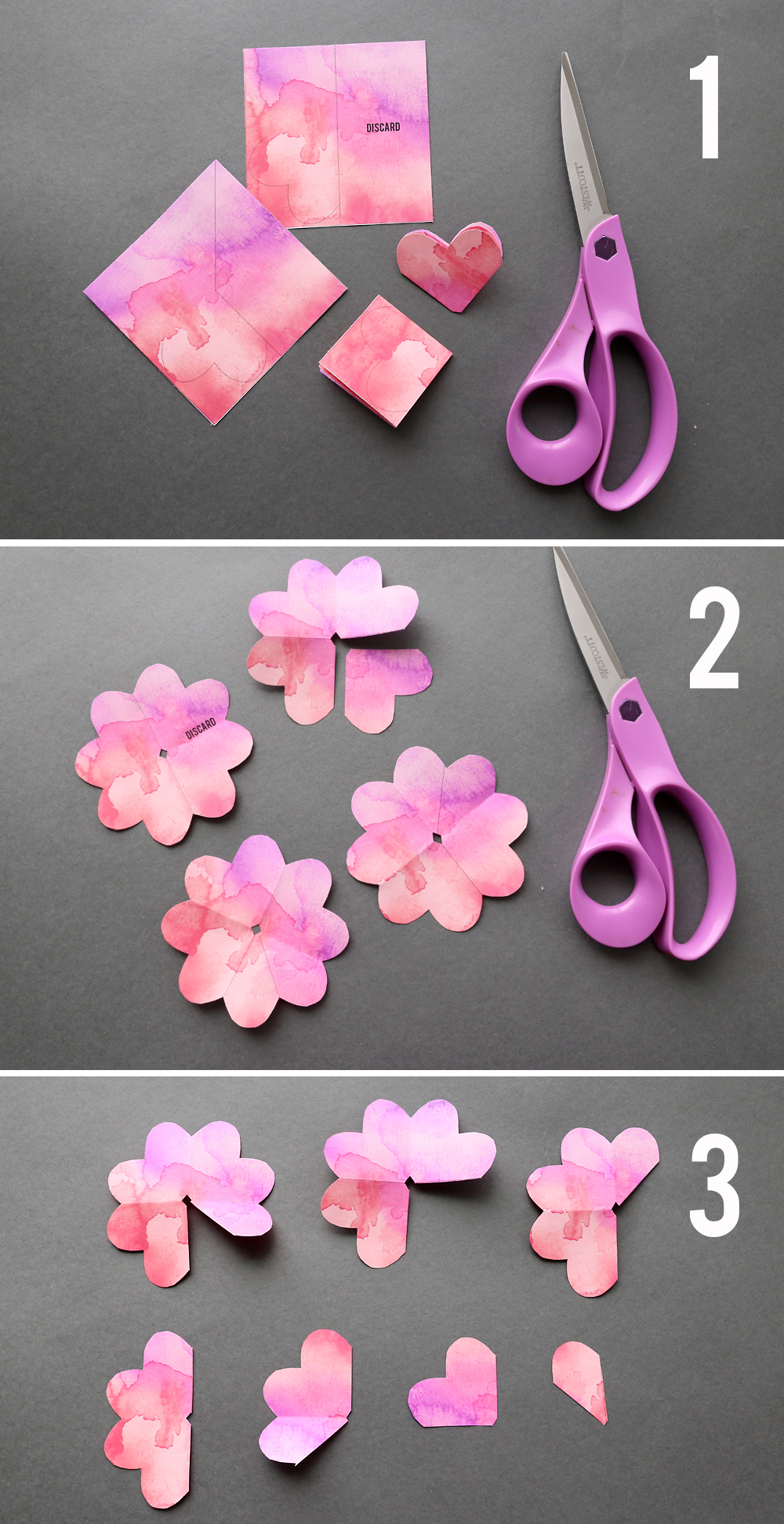 DIY Paper Flower Template Printable
