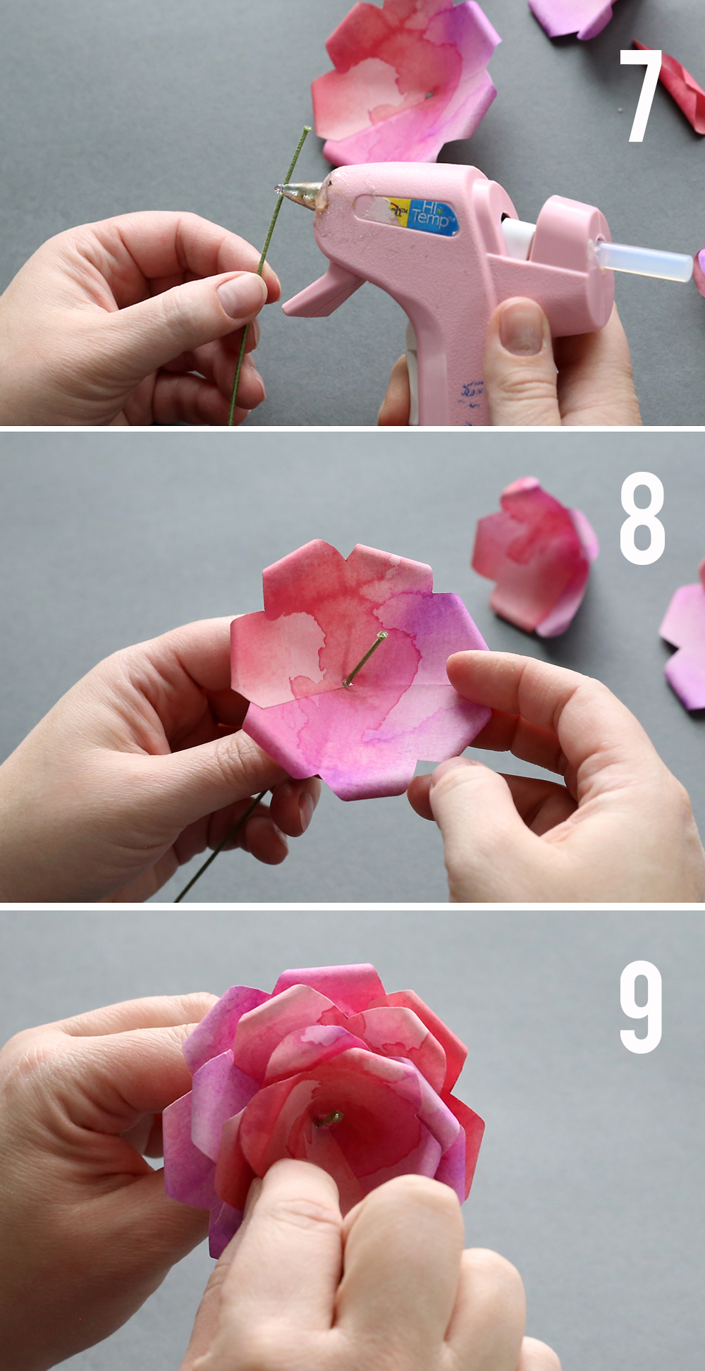 Make Gorgeous Paper Roses With This Free Paper Rose Template It s 