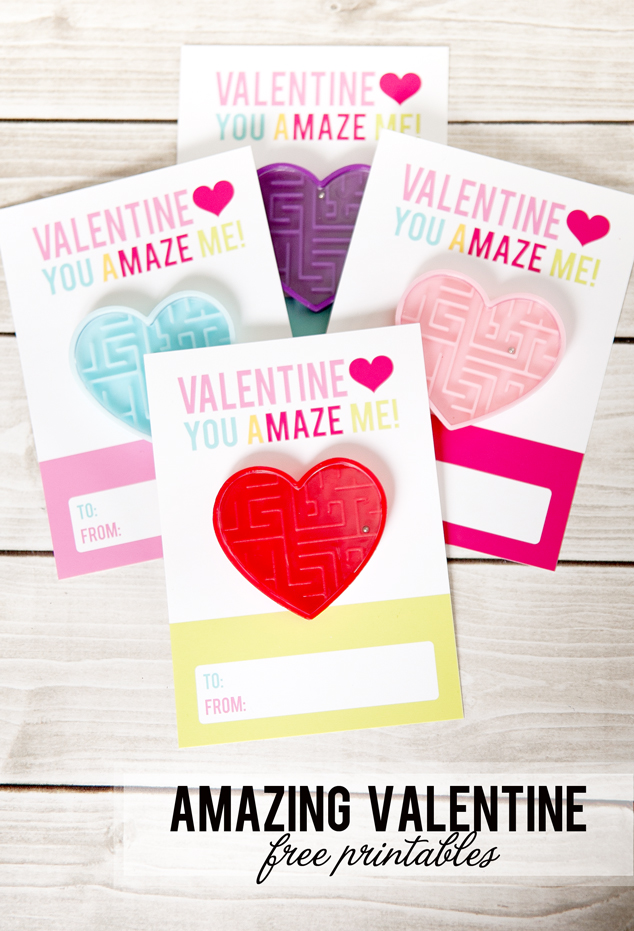 Printable Valentines & DIY Valentine Ideas for Kids • The Simple