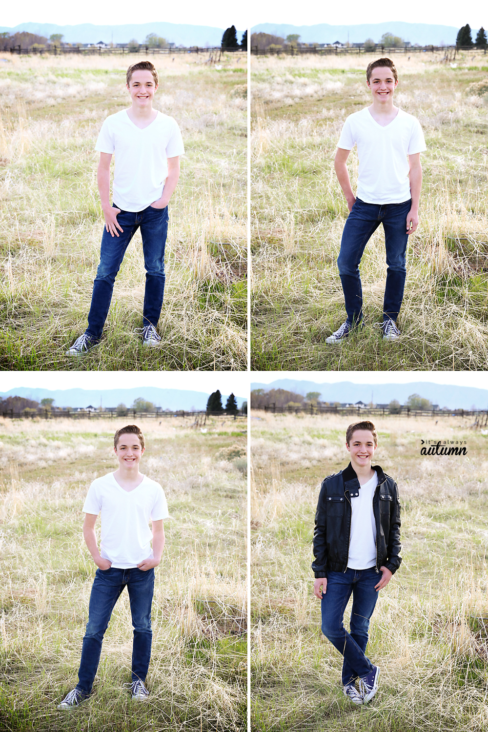 10 easy photo poses for boys to help you take great pictures