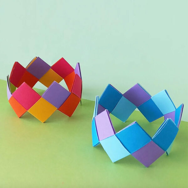 Origami bracelets.
