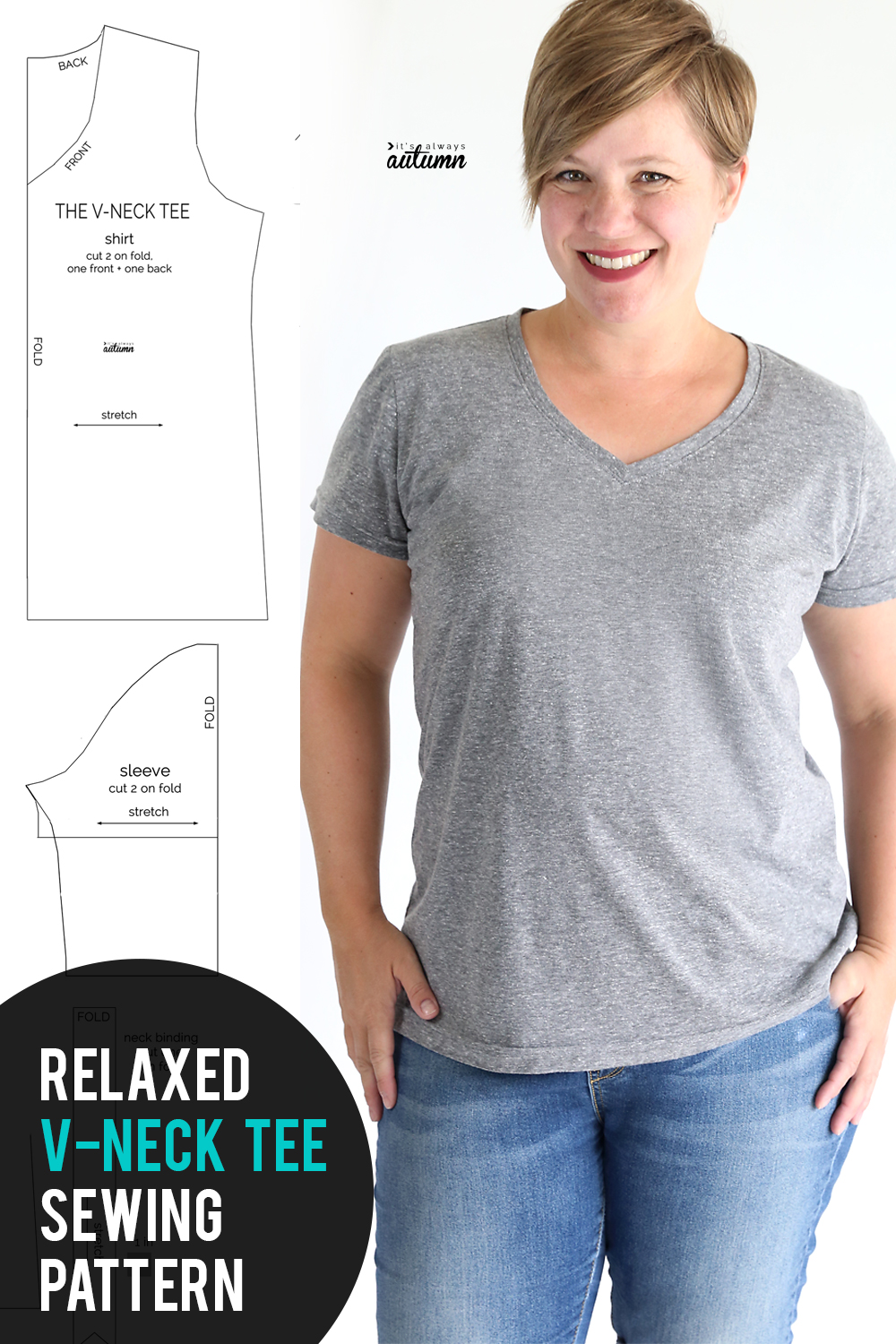 How to cut the neck off a sweater - Cut a sweater into a scoop neck - How  to make a scoop neckline 