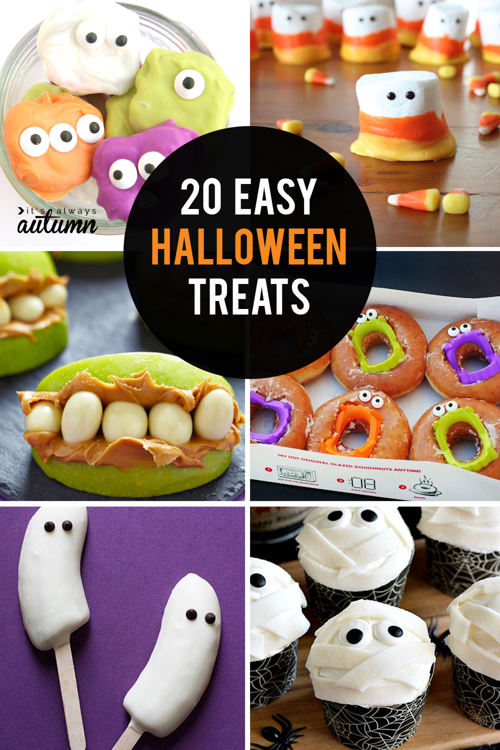 20 fun + easy Halloween treats to make with your kids - It's Always Autumn