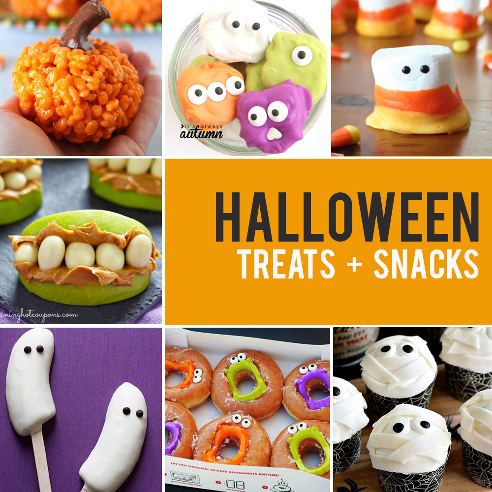 20 Fun Easy Halloween Treats To Make With Your Kids It s Always Autumn