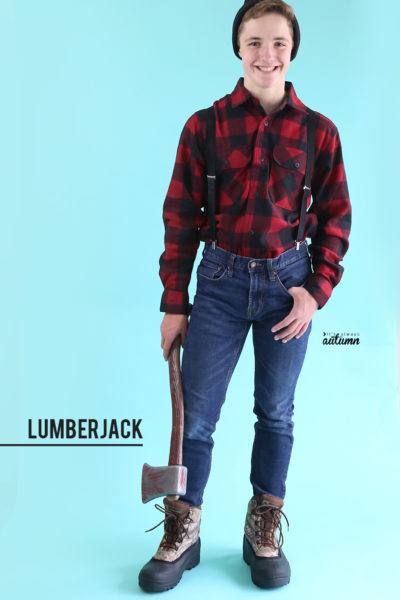 10 Cool Halloween Costumes For Teen Boys It S Always Autumn   Halloween Costume Teen Boys Lumberjack 400x600 