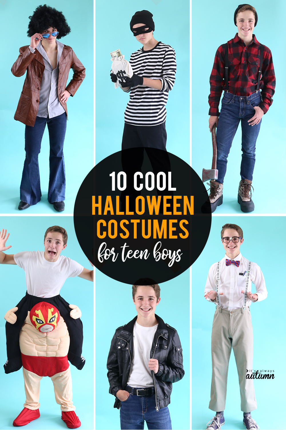 10 cool Halloween costumes for teen boys - It's Always Autumn