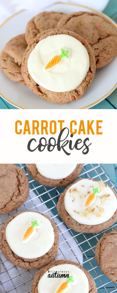 Soft + delicious carrot cake cookies (in just 15 minutes!) - It's ...