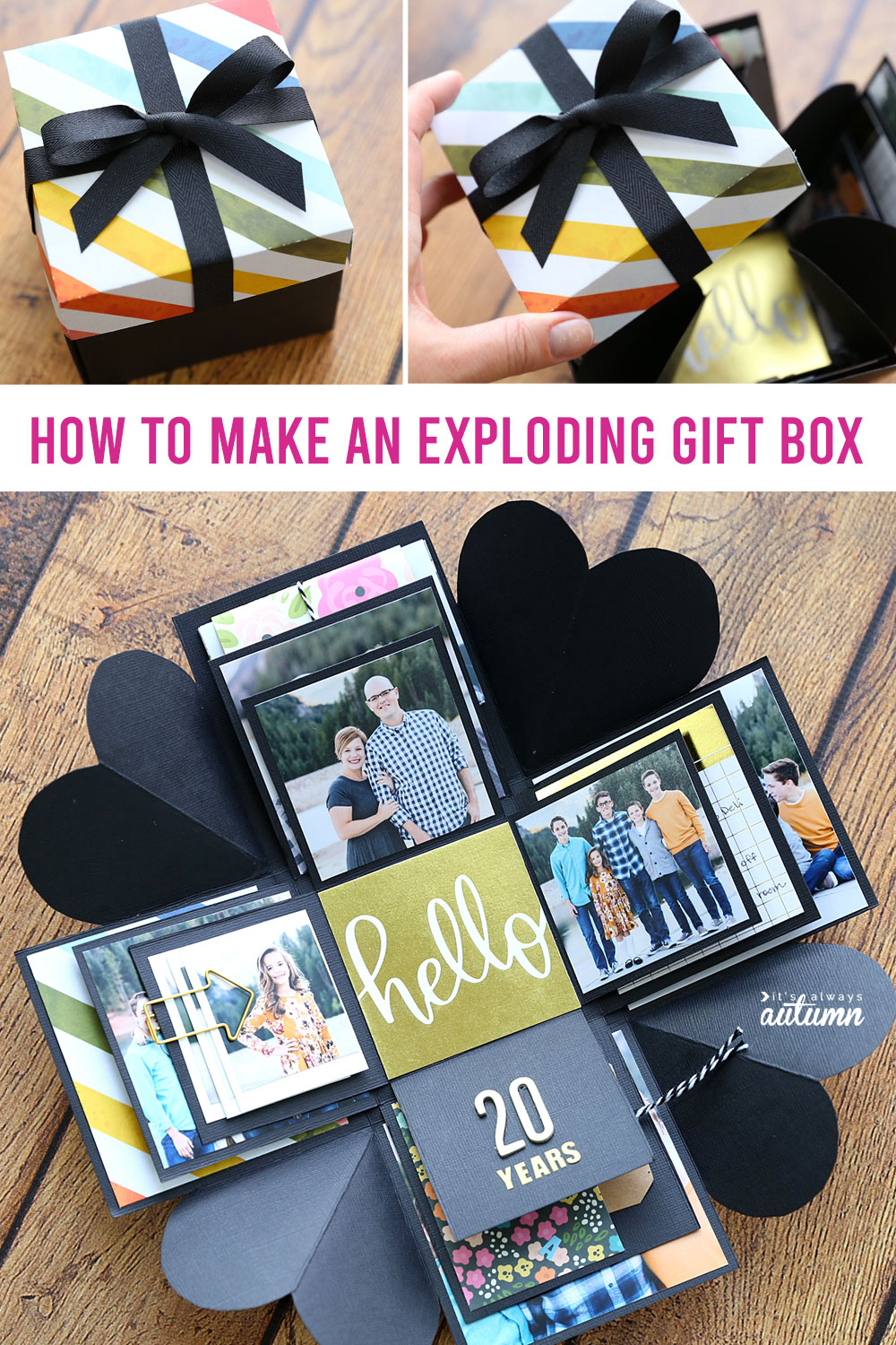 Photo Box Gift DIY
