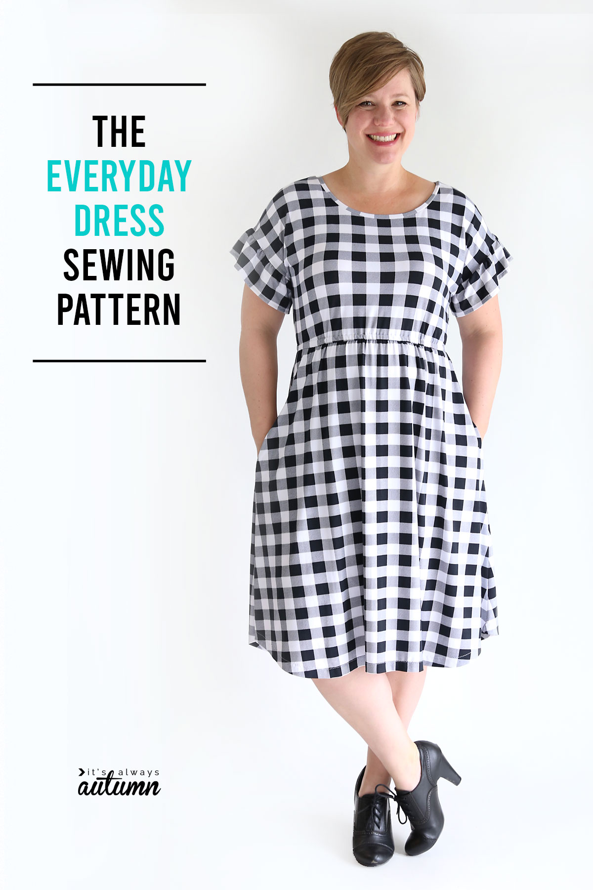The Everyday Dress Sewing Pattern Ruffled Sleeves Its Always Autumn