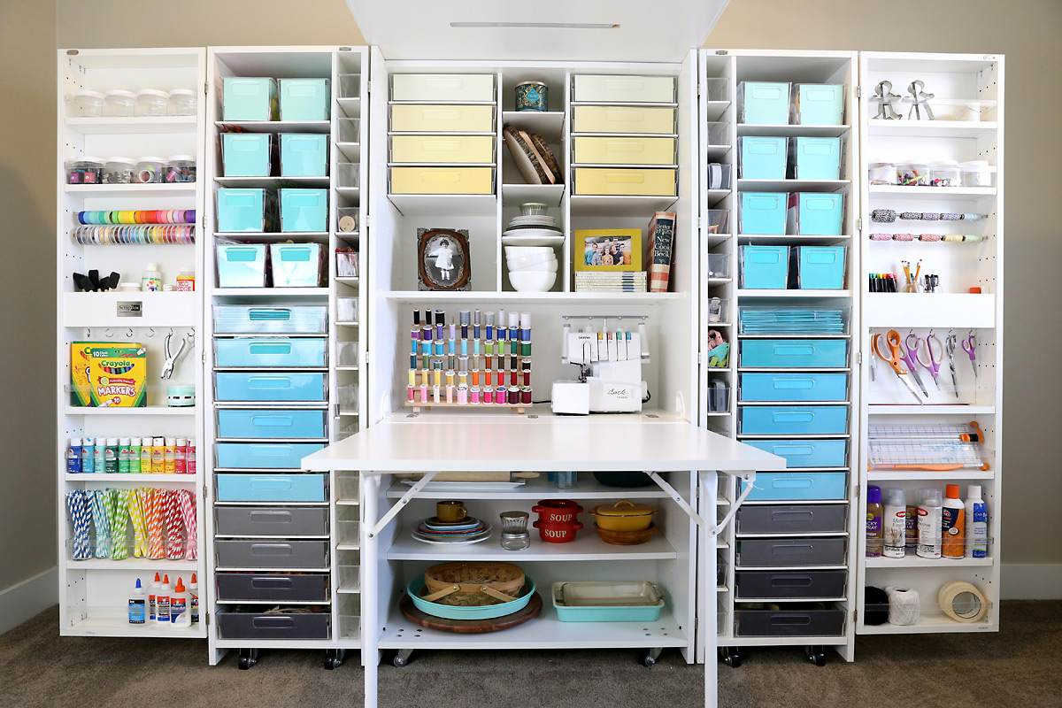 Paper Crafting Storage Cabinet - Kits