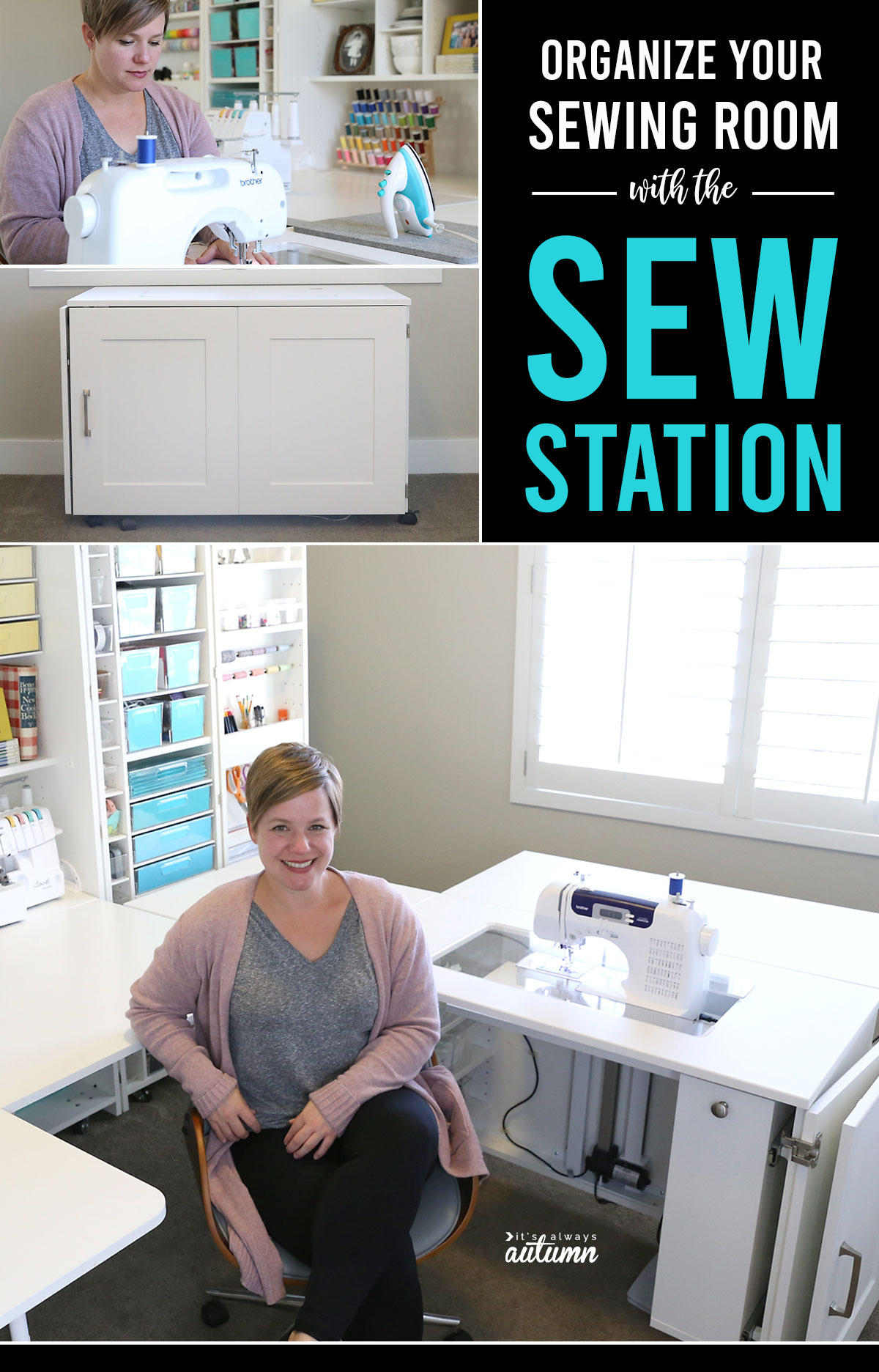 Organize your Sewing Room with the Sew Station + DreamBox - It's Always  Autumn